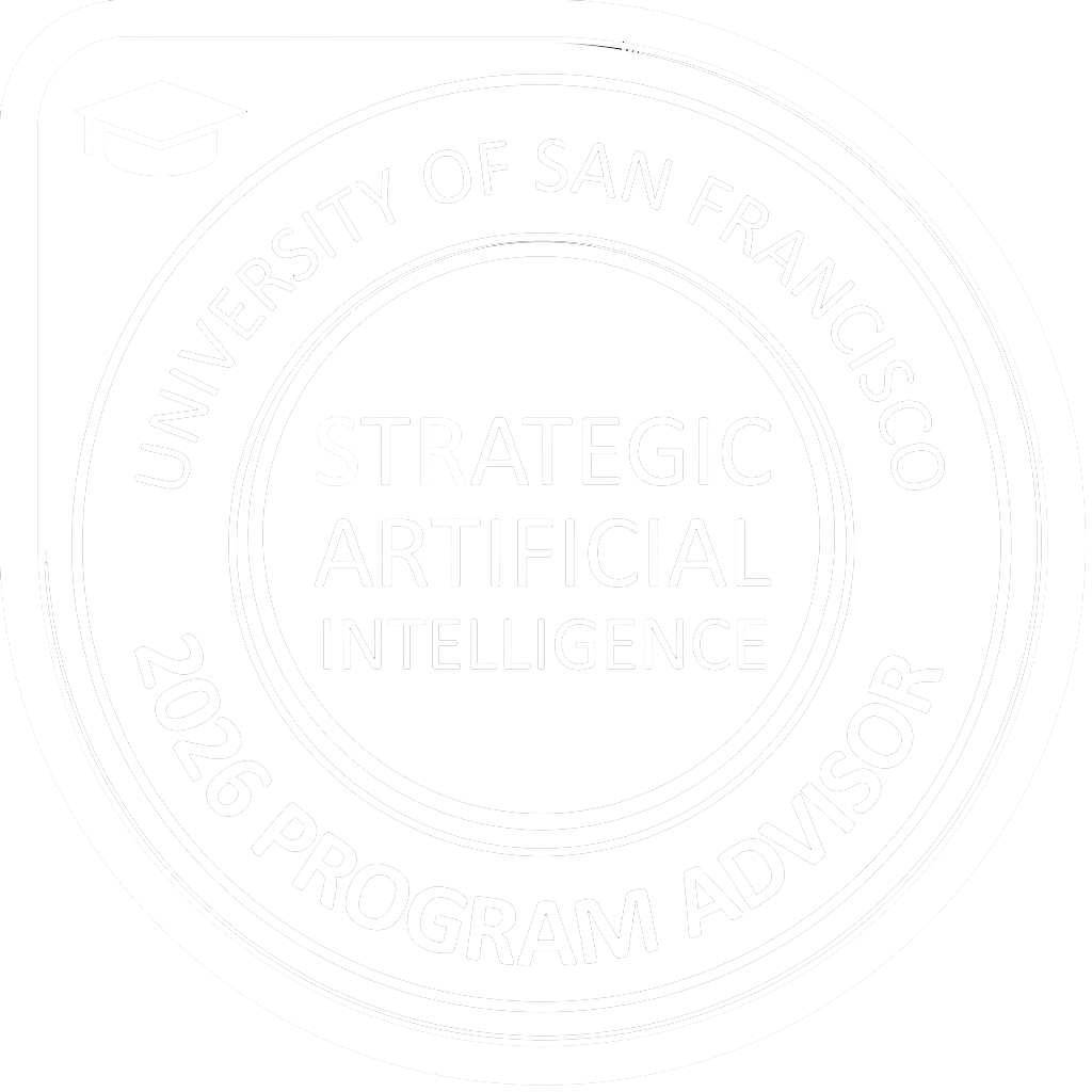 University of San Francisco Strategic Artificial Intelligence Program Advisor badge